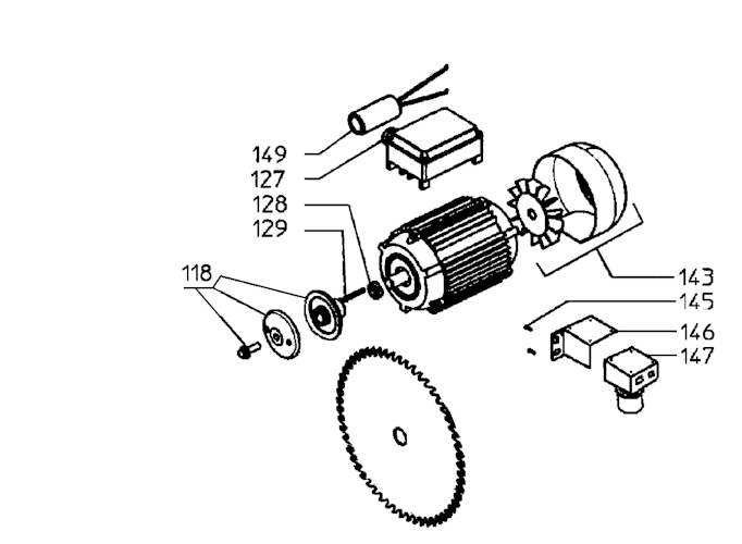 Metabo TK - Motor 2,50 WNB