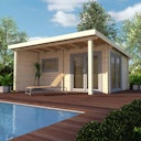 Vorschaubild Infraworld Gartensauna Bella 1 - 70 mm