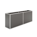 Vorschaubild KGT Aluminium Hochbeet 210 - Profile pressblank - B2,05 x T0,45 x H0,77 m - 590 l 