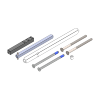 Griffwerk Set für Griffe fast2fix fast2Fix Hohlstift 8mm WC POM 60-70mm