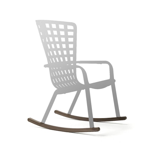 NARDI Kufen-Set FOLIO ROCKING, Kunststoff Tabacco - Abverkauf