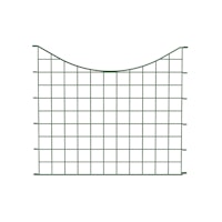 Alberts® Teich-Zaunfeld, Bogen mittig unten