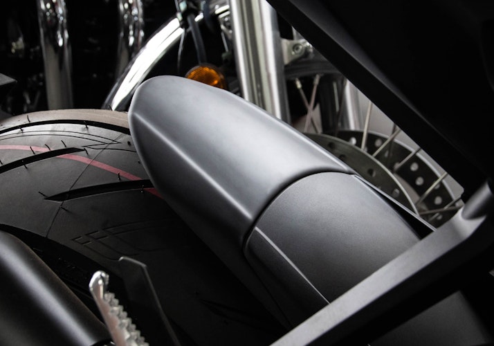 BODYSTYLE Hinterradabdeckungsverlängerung ABS Kunststoff schwarz-matt für HONDA CB1000R 