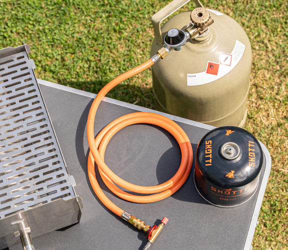 SKOTTI PROP Gasschlauch mit Kupplung