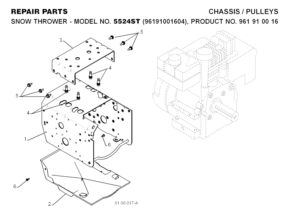 Explosionszeichnung Ersatzteile