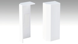 MEISTER Endkappen Fußleiste Profil 9PK/19PK (je 1 Stk. L|R / VPE)  Weiß 2001