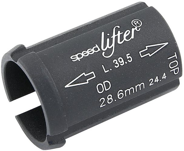 by,schulz Reduzierhülse Speedlifter Ø 24,4/24,6 mm schwarz 39,5 lang