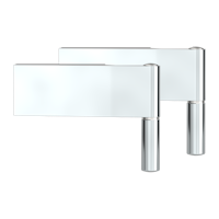 Griffwerk CREATIVO/PURISTO 1.0 -Edelstahl Optik poliert Bandsatz 2tlg Studio -f. JETTE VISION SKS, QUATTRO, MODERNA