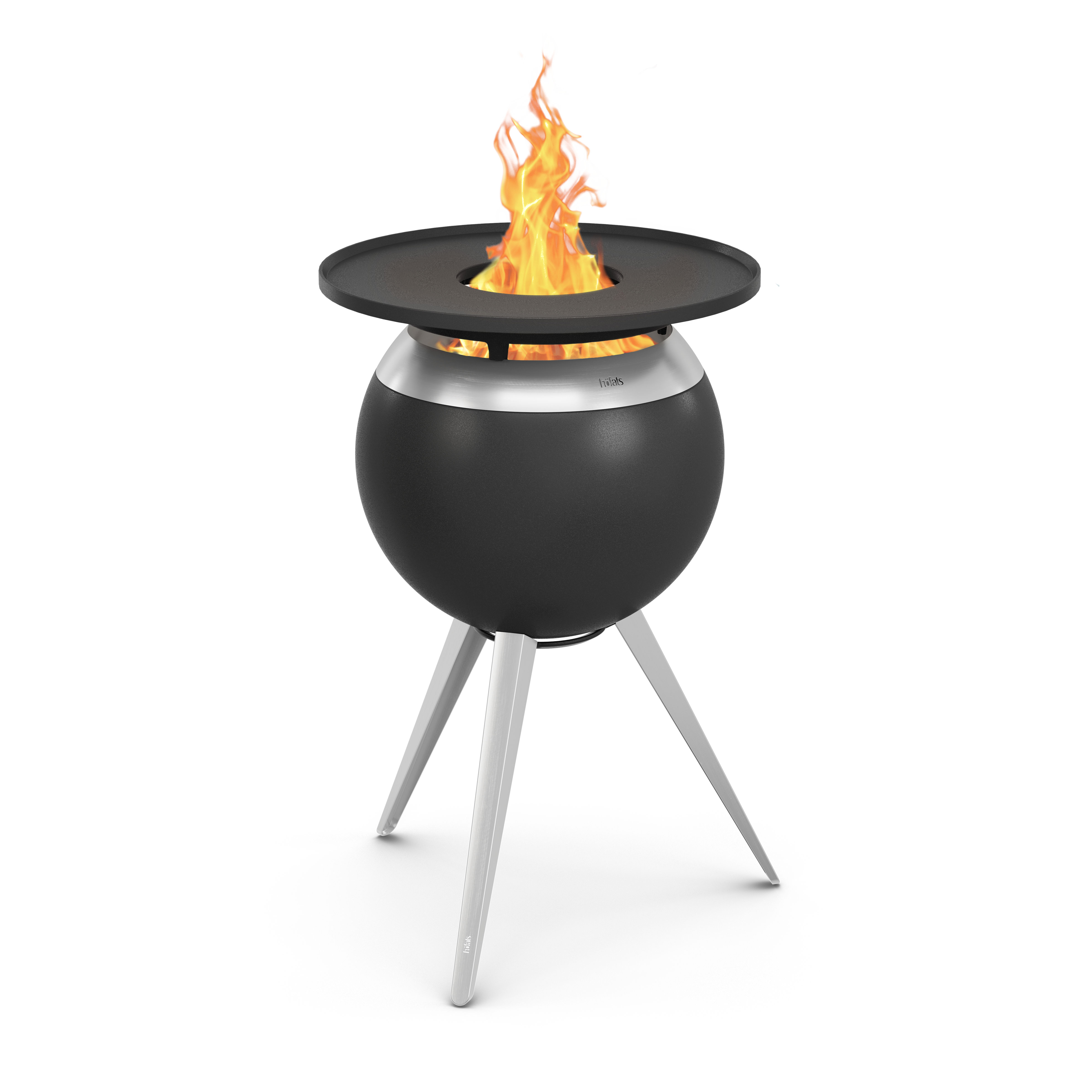 höfats MOON 45 Plancha-Grillset mit hohem Fuß