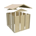 Vorschaubild Akubi Stelzenhaus Benjamin mit Netzrampe