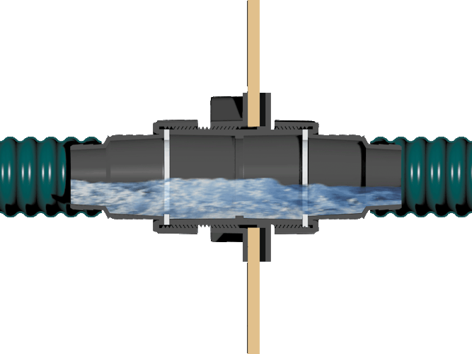 Oase Wand- und Foliendurchführung Tradux