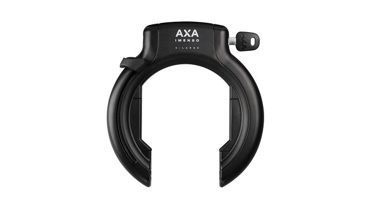 Axa Rahmenschloss Imenso X-Large schwarz NAZ, nicht abziehbarer Schlüssel, ART**-