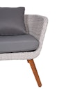 Vorschaubild Garden Pleasure Loungeset ARONA, Polyrattan / Akazie / Kissen 100 % Polyester