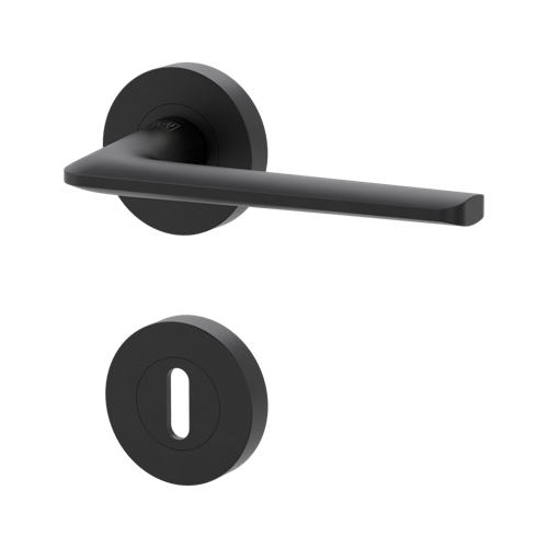 Griffwerk Türgriff REMOTE Schraubtechnik rund -GK4- Samtgrau, Kaschmirgrau, Graphitschwarz