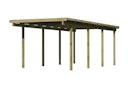 Vorschaubild Karibu Carport Einzelcarport Eco 1/2 - kesseldruckimprägniert