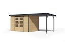 Vorschaubild Karibu Metall-Holzgartenhaus Hybridhaus Jupiter A/B/C/D - 19 mm/0,5 mm