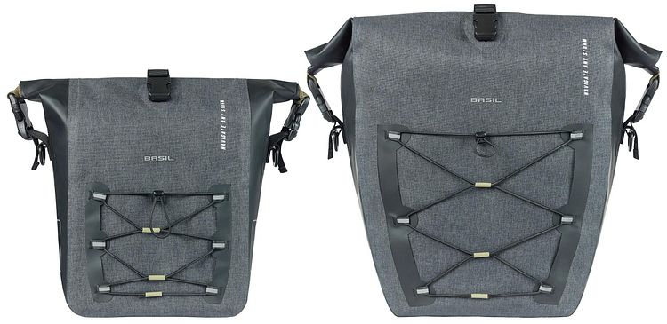 Basil Einzeltasche Navigator Storm schwarz 31 l MIK Side