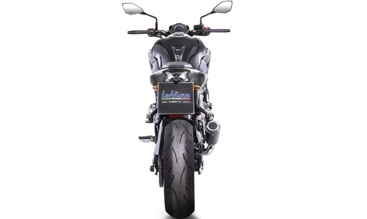 LeoVince SLIP-ON Edelstahl SBK LV-10 Schwarz für KAWASAKI Z 900/A2