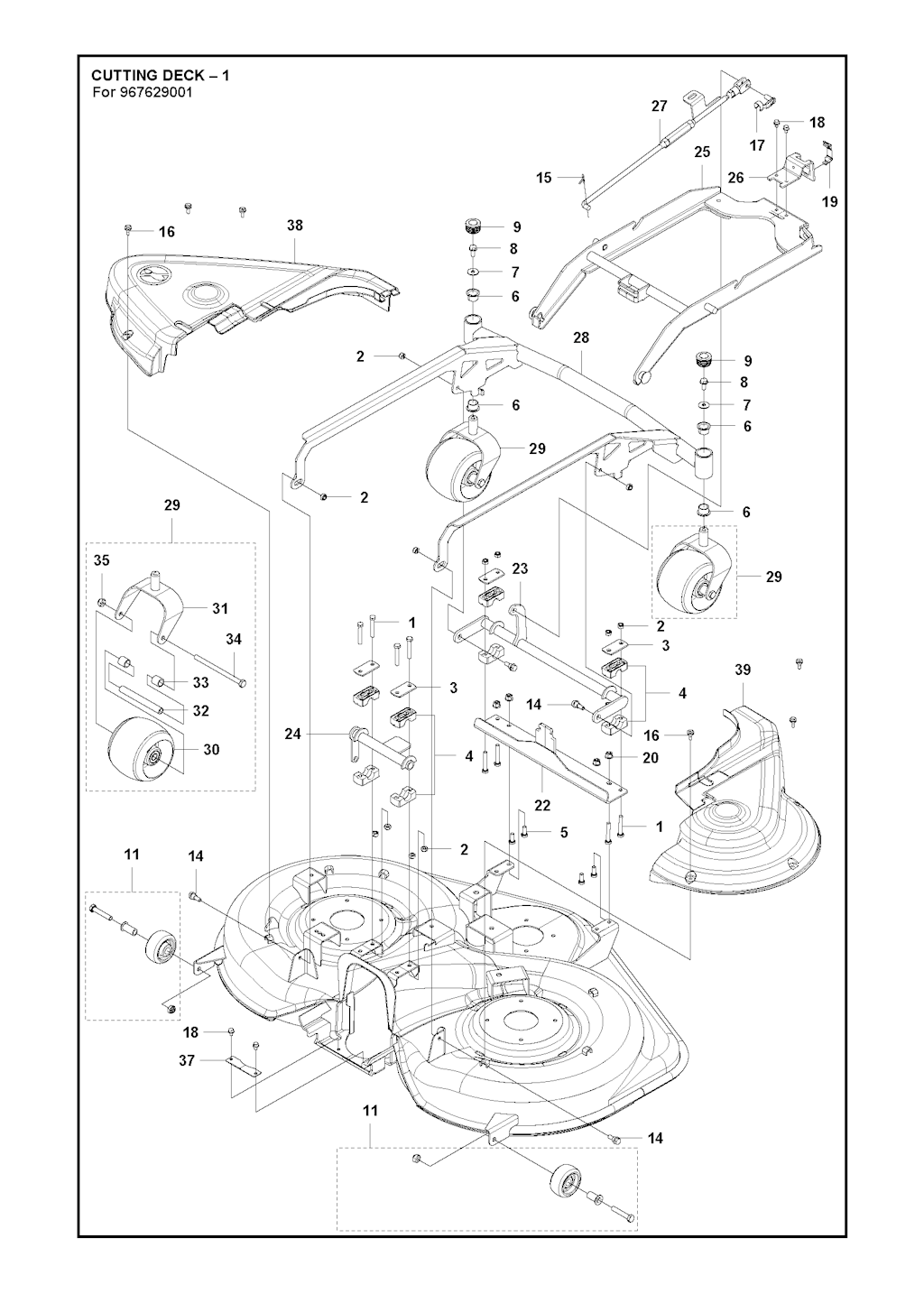 Explosionszeichnung Ersatzteile
