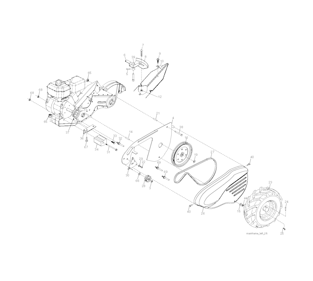 Explosionszeichnung Ersatzteile
