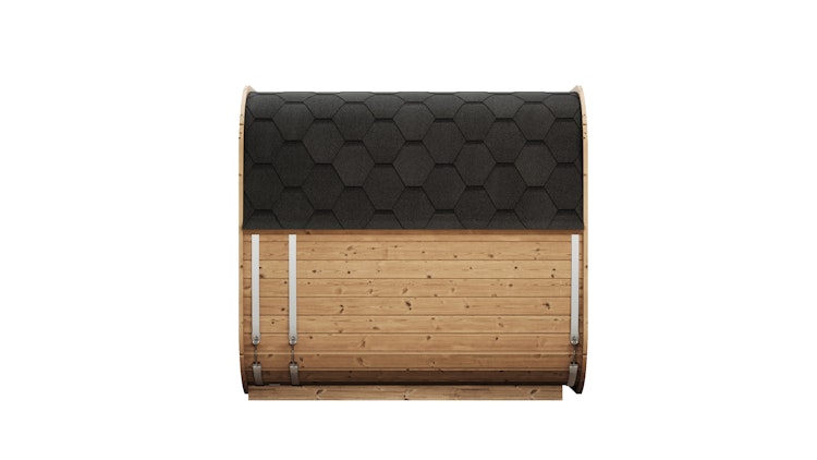 Weka Design Saunahaus Laadi 2 mit Thermoholz - 28/42 mm