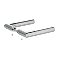 GRIFFWERK Griffpaar für Schlosskasten LOREDANA K3 -Edelstahl poliert/matt