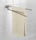 Vorschaubild Wenko Handtuchhalter mit 2 Armen, Bosio, Edelstahl