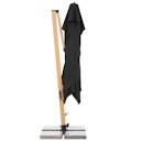 Vorschaubild doppler Pendelschirm ALU WOOD 400 x 300 LED, Aluminium Esche-Optik / 100 % Polyester 180 g/m²