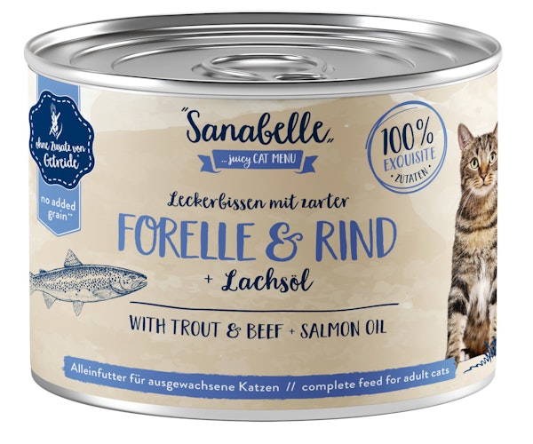 Sanabelle Adult Leckerbissen 195g Katzennassfutter