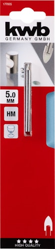 kwb HM-Glasbohrer  5,0 mm SB 177005