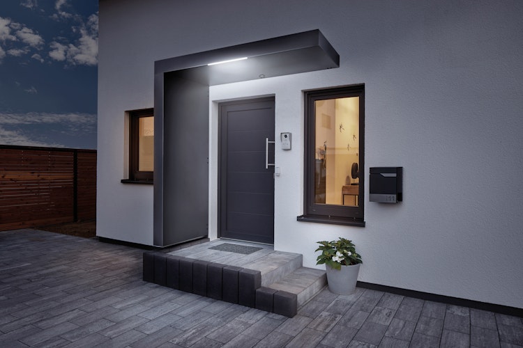 Gutta Rechteckvordach BS Plus 200 inkl. Seitenteil (neues Modell)