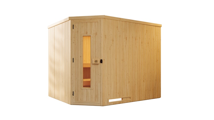 Weka Elementsauna Varberg 4 Familiensauna - 68 mm