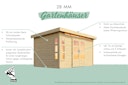 Vorschaubild Karibu Premium Gartenhaus Theres 3 - 28 mm
