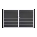 Vorschaubild GroJa BasicLine Premium Doppeltor Rahmen Aluminium EV1 3000 x 1800 mm