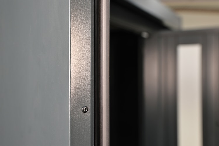 Wolff Finnhaus Premium Metall Gartenhaus Hakon 3030 Anthrazit