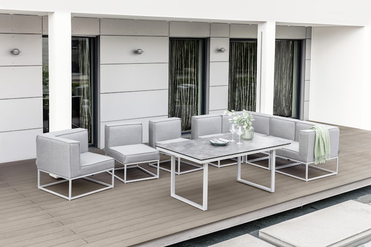 Kettler Casual Dining Tischgestell SKATE 95 x 95 x 68 cm, Aluminium Anthrazit - Sonderaktion