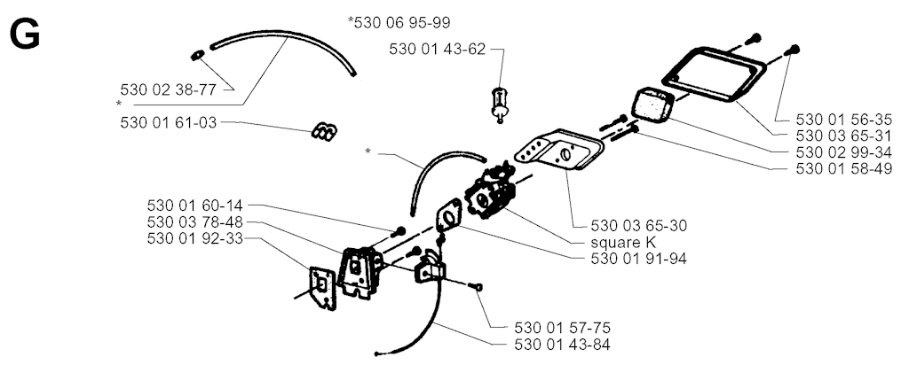 Explosionszeichnung Ersatzteile