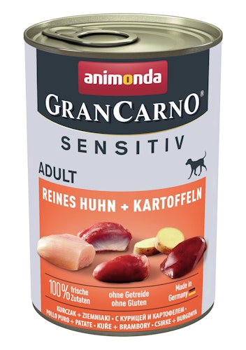 animonda Gran Carno Sensitiv Adult 400g Dose Hundenassfutter