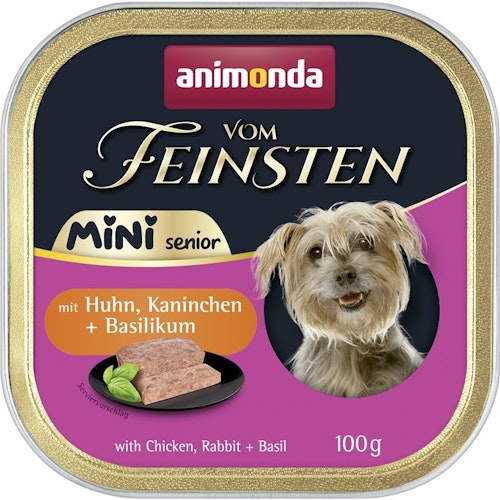 animonda Vom Feinsten Senior Mini Schale 100g Hundenassfutter