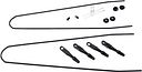 Vorschaubild CONTEC Schutzblech-Set Splash Protect DLX 28 Zoll schwarz 28" - 36 mm breit