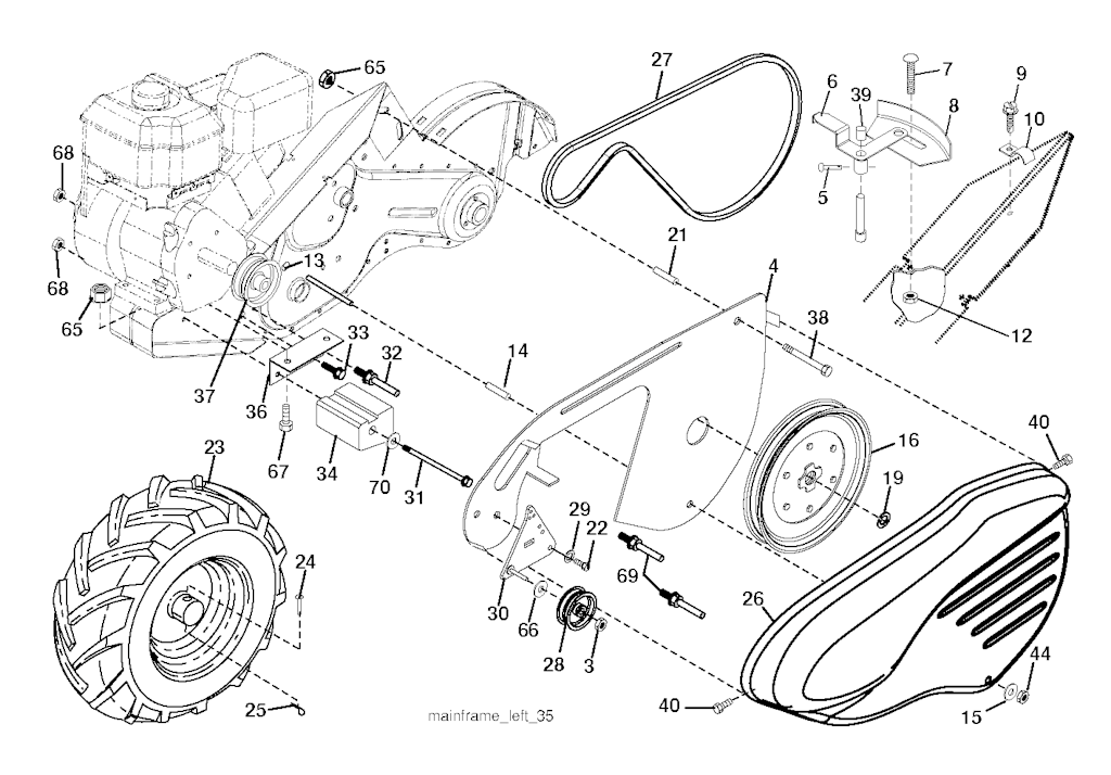 Explosionszeichnung Ersatzteile