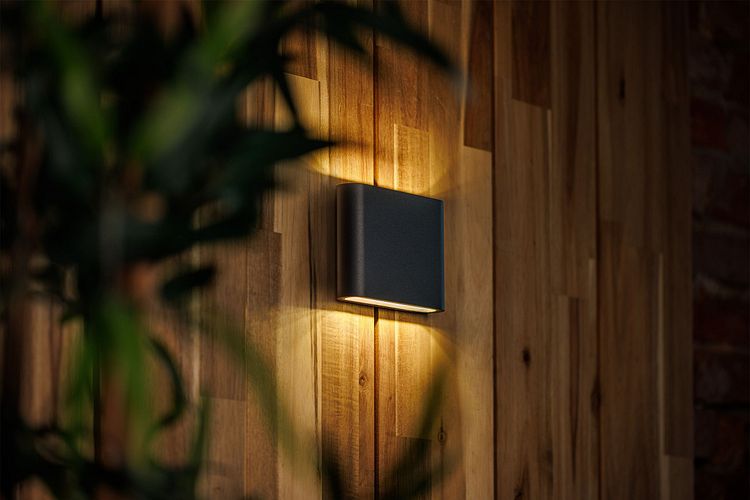 Garden Lights Wandleuchte Muro schwarz