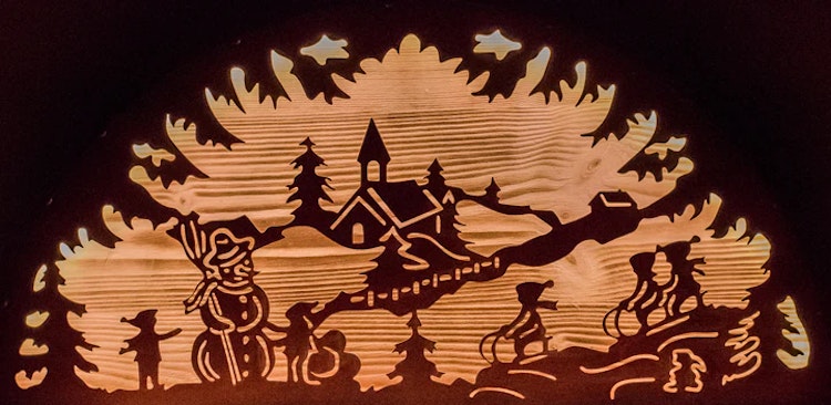 Badeko Schwibbogen „Robin“ inkl. LED-Beleuchtung 