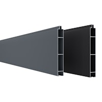 Fiberdeck BOSTON OPAL Aluminium Nut+Feder-Profil 