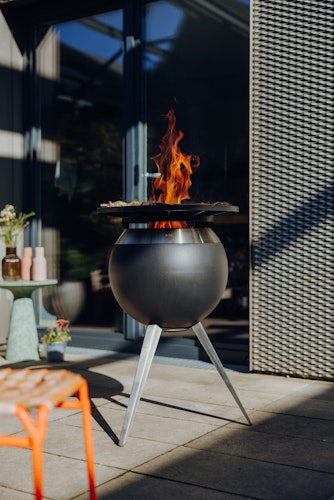 höfats MOON 45 Plancha-Grillset mit hohem Fuß