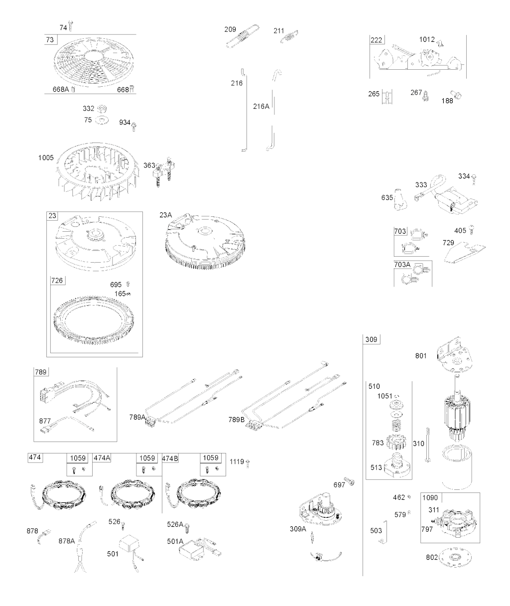 Explosionszeichnung Ersatzteile