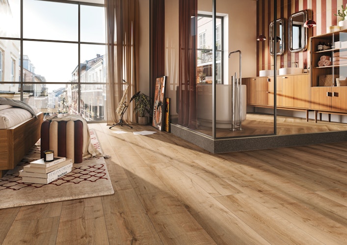 MEISTER Designboden Rigid-Vinyl RM 500 S Brass Band 20198 - 1522 x 225 x 6 mm