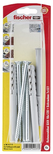 FISCHER Rahmendübel mit Schrauben SXR 10x120 TK (4 St)
