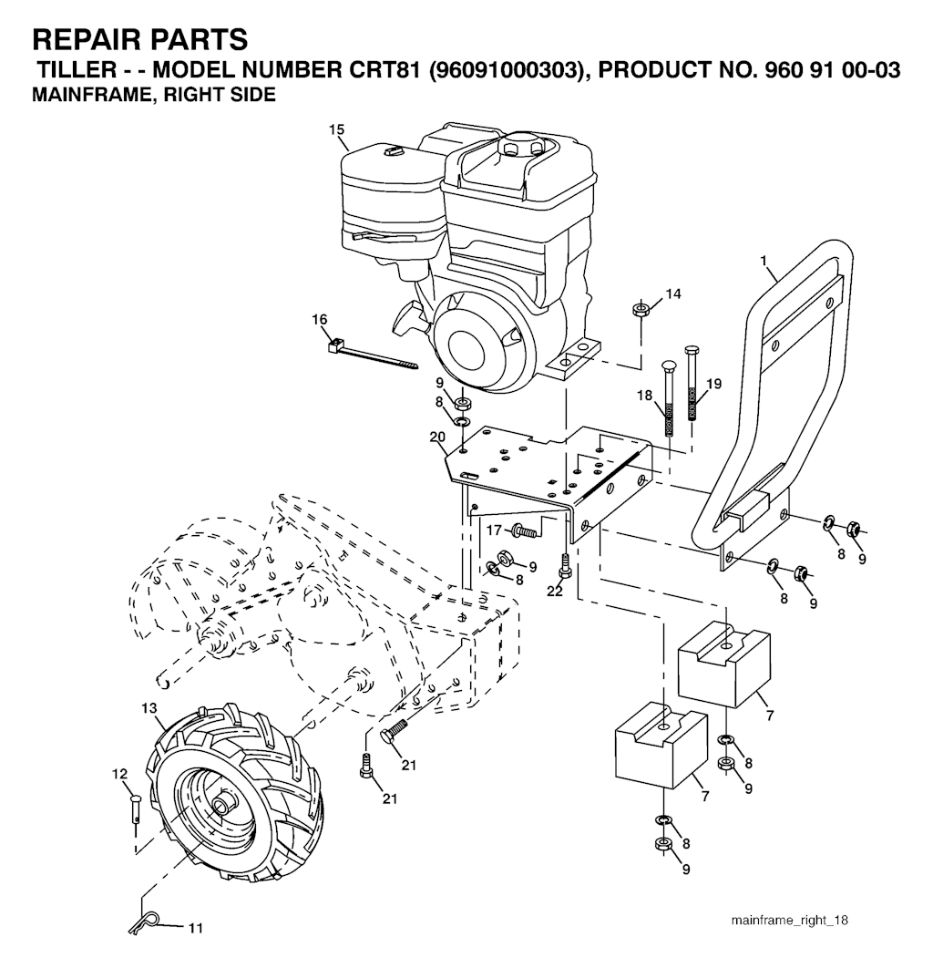 Explosionszeichnung Ersatzteile