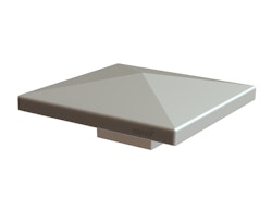OSMO Pfostenkappe Dach für Aluminium-Pfosten 9x9